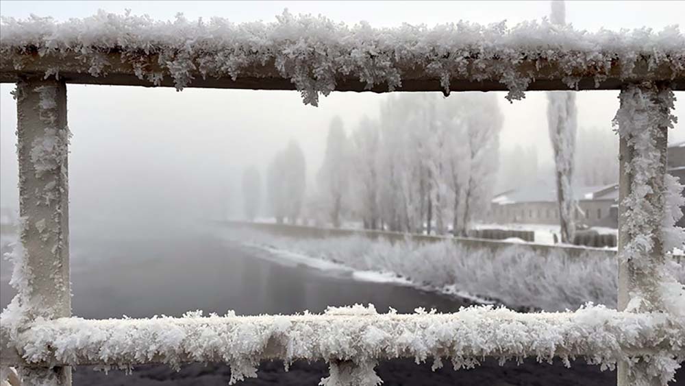 Erzurum, Ardahan ve Kars'ta soğuk hava etkili oluyor