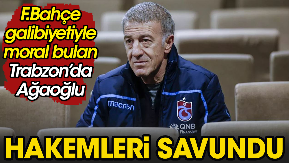 Trabzonspor hakemlere sahip çıktı