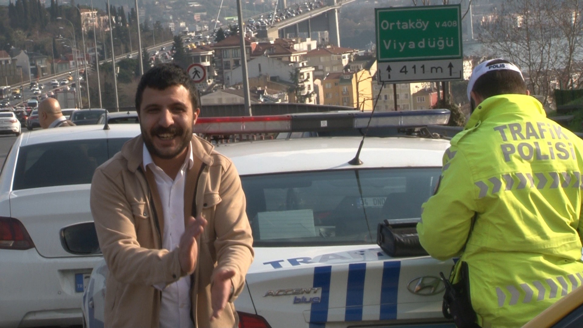 Trafik denetiminde drona yakalanan taksici: ''Havadan geldi, havadan ceza yedik''