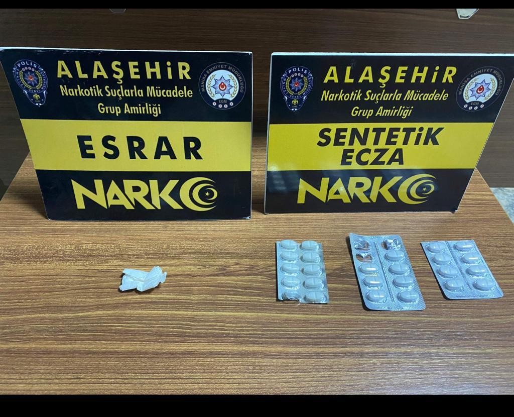 Alaşehir'de uyuşturucudan 1 tutuklama