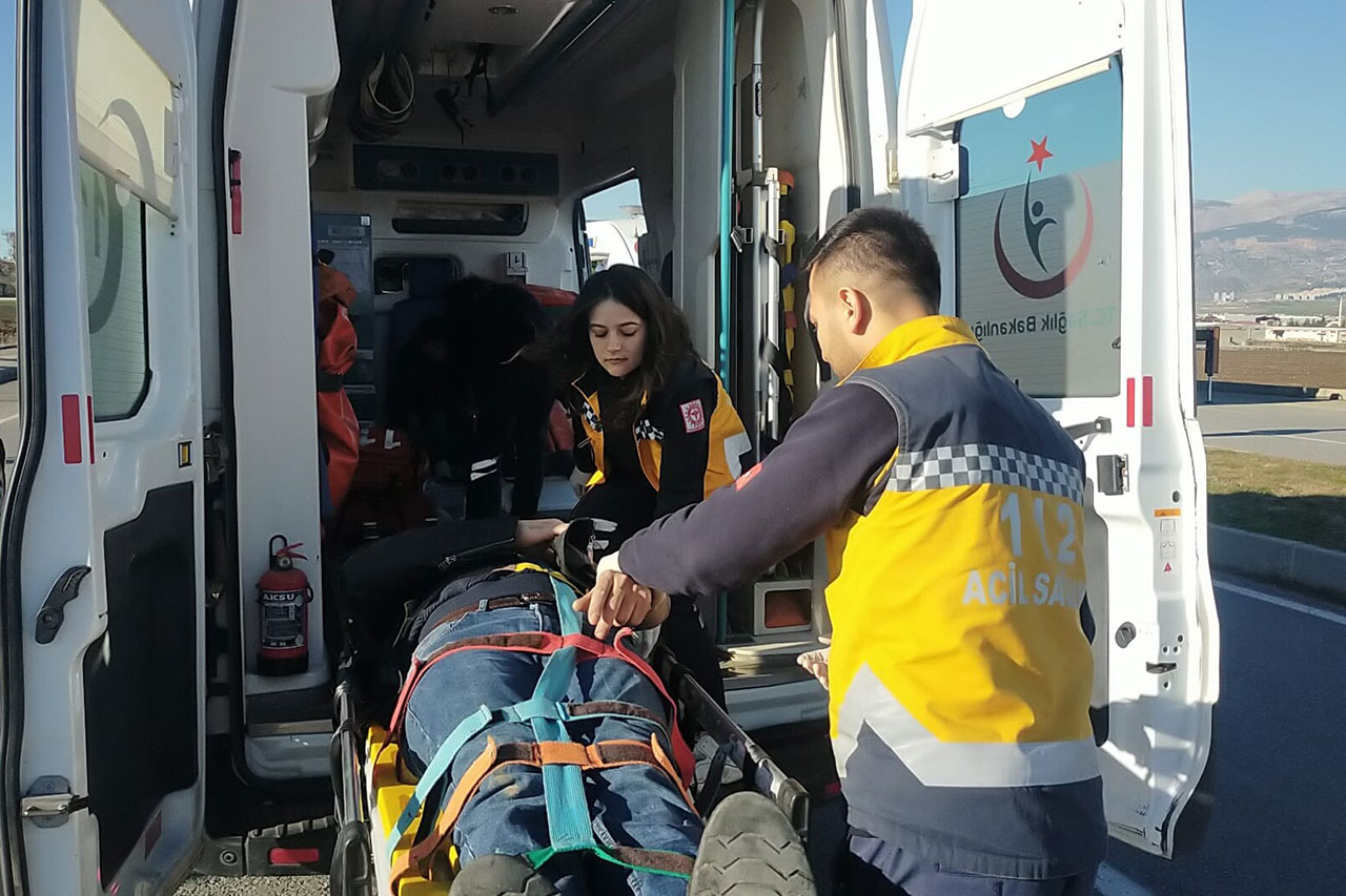 Kahramanmaraş'taki kazada 12 kişi yaralandı
