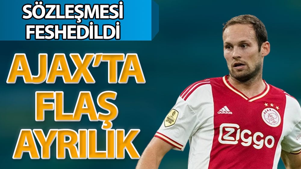 Ajax'ta flaş ayrılık. Sözleşmesi feshedildi