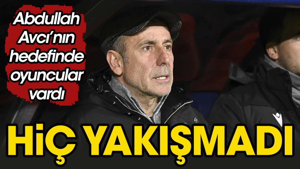 Abdullah Avcı'dan oyuncularına: Hiç yakışmadı