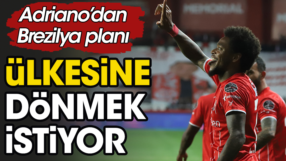 Antalyaspor'un yıldızı memleketine dönmek istiyor. Futbolu Brezilya'da bırakacak