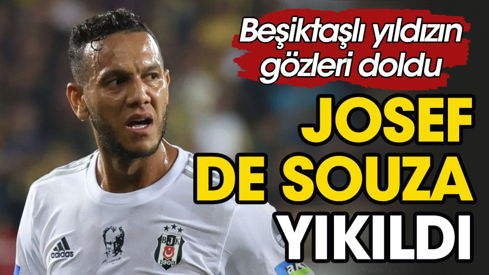 Josef de Souza'nın gözleri doldu 'Acı veren bir haber'