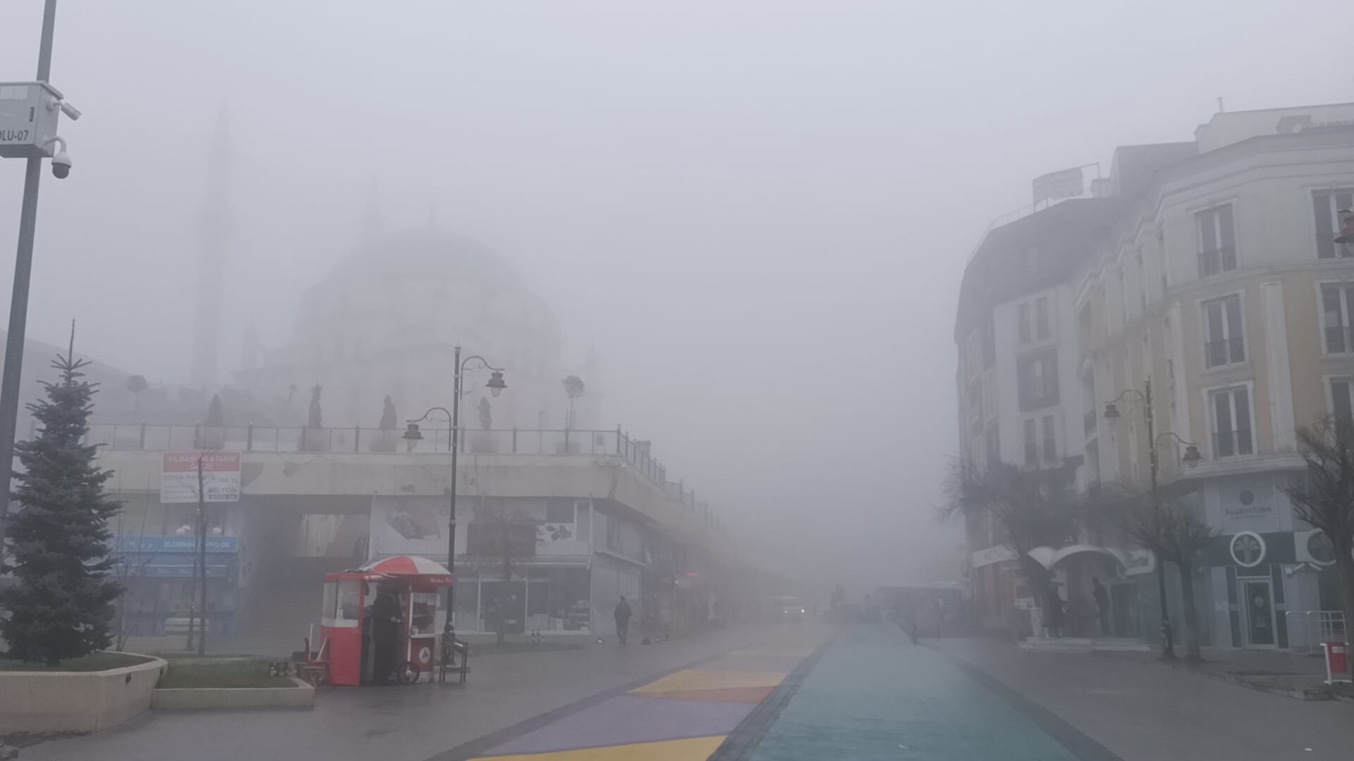 Bolu’da yoğun sis