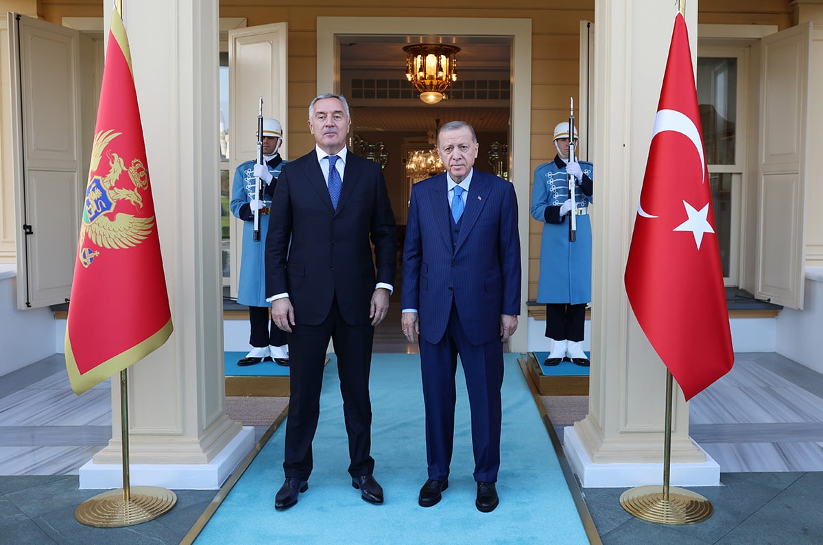 Erdoğan, Karadağ Cumhurbaşkanı Djukanovic ile görüştü