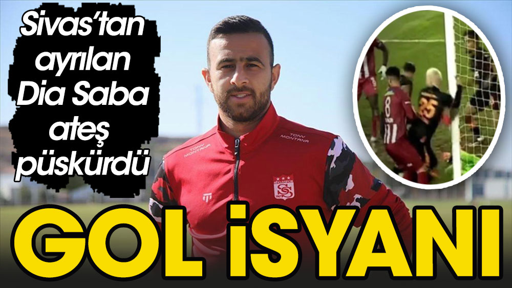 Sivasspor'da Saba isyan etti: Golümüzü neden iptal ettin hakem