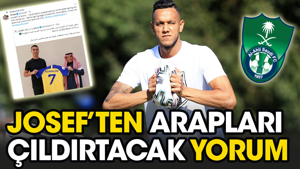 Beşiktaşlı Josef'ten Arapları çıldırtacak Ronaldo paylaşımı