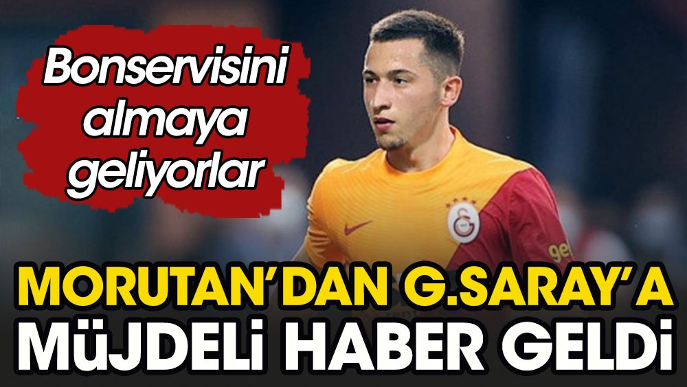 Galatasaray'a Morutan müjdesi