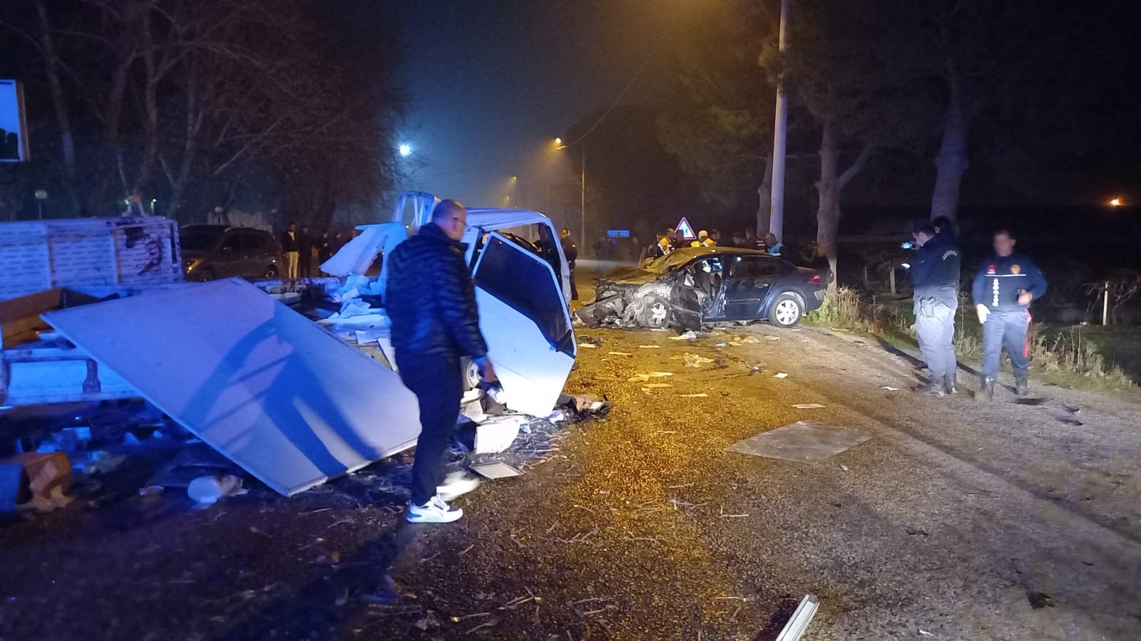 Manisa'da yeni yılın ilk saatlerinde acı kaza