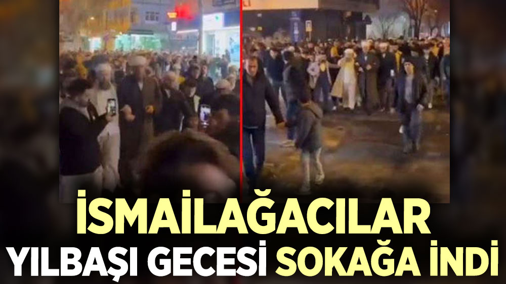 İsmailağacılar yılbaşı gecesi sokağa indi