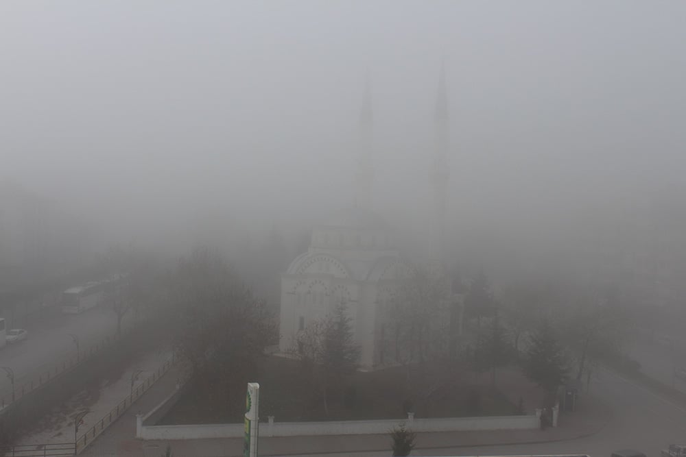 Kastamonu'da sis etkili oluyor