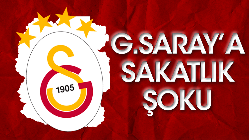 Galatasaray'ın yıldızı sakatlandı