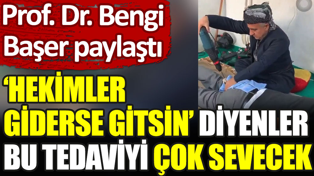 Prof. Bengi Başer'den Erdoğan göndermeli doktor paylaşımı