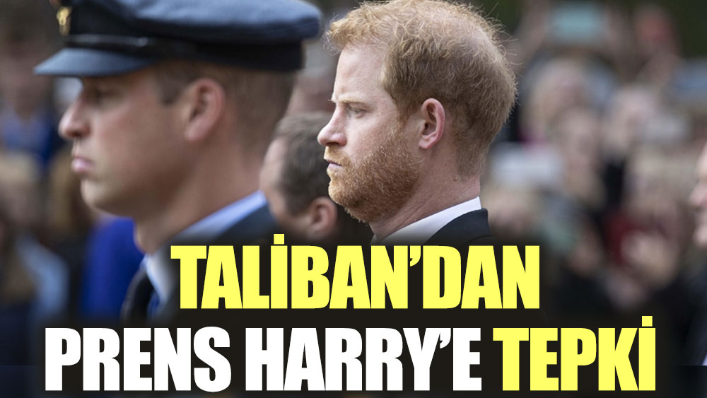 Taliban'dan Prens Harry'e tepki
