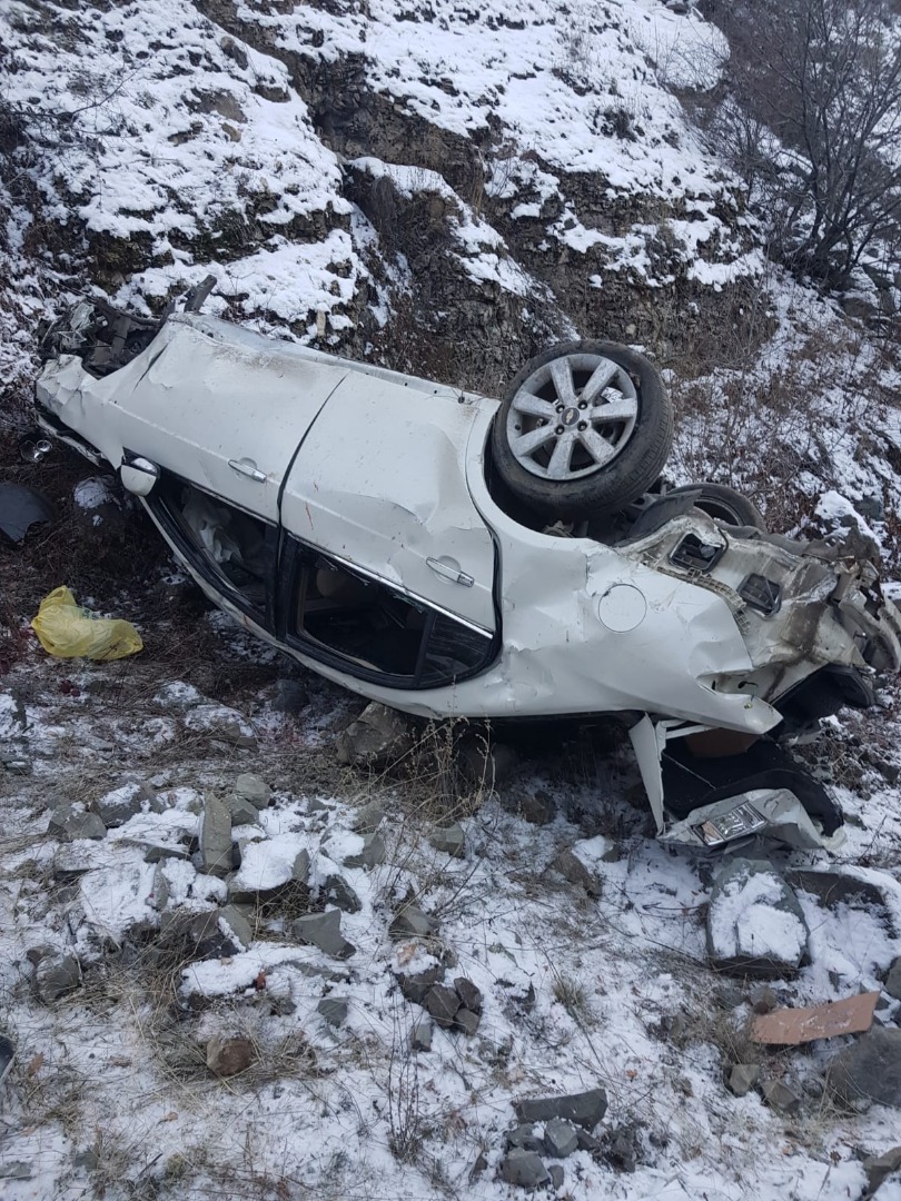 Giresun'da cenaze yolunda trafik kazası: 6 yaralı