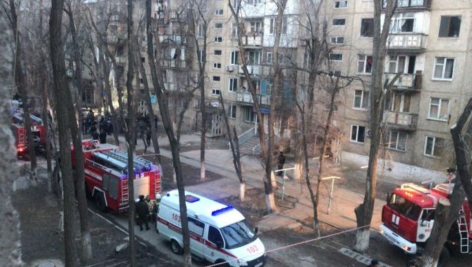 Kazakistan’da apartmanda doğal gaz patlaması. 3 kişi öldü