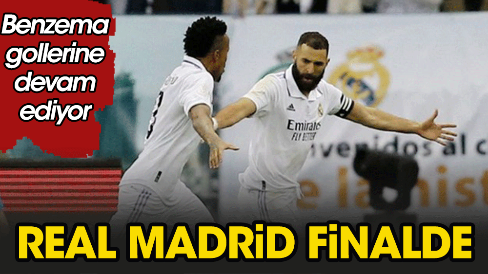 Real Madrid İspanya Süper Kupası'nda finalde
