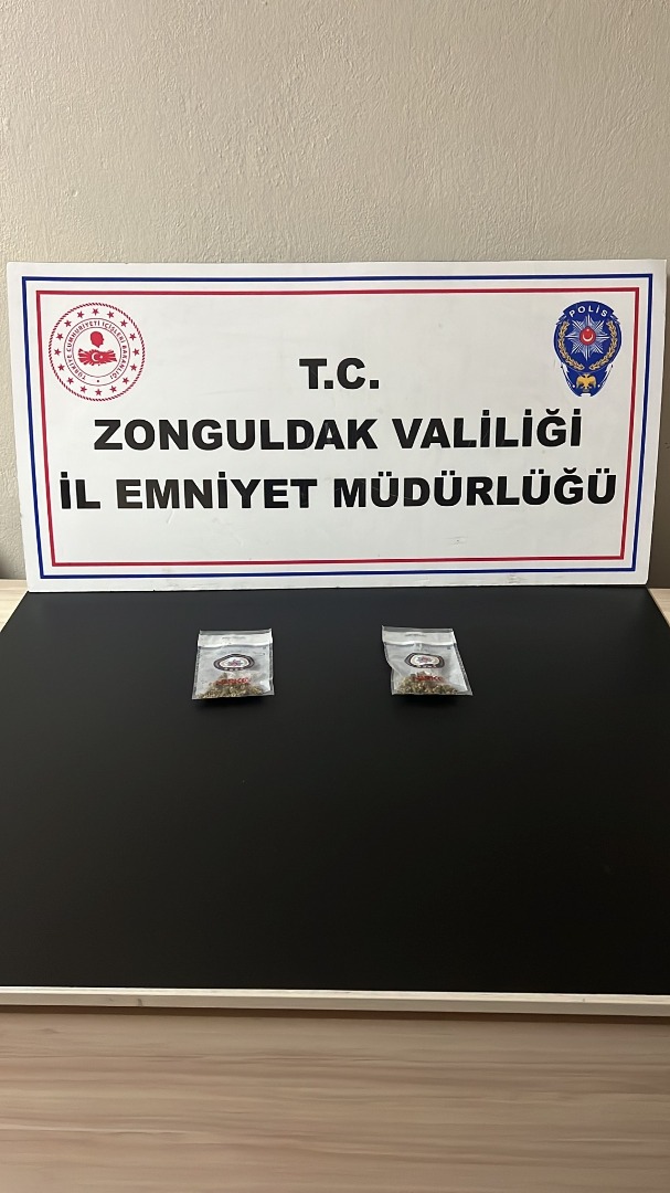 Zonguldak'ta uyuşturucu operasyonunda 2 şüpheli yakalandı