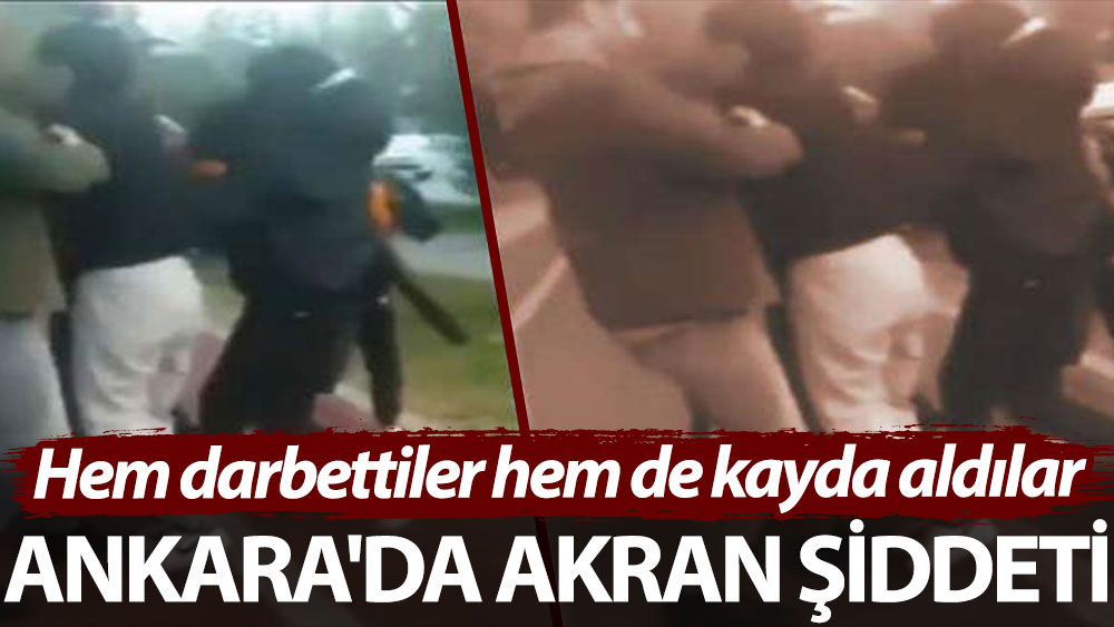 Ankara'da akran şiddeti! Hem darbettiler hem de kayda aldılar