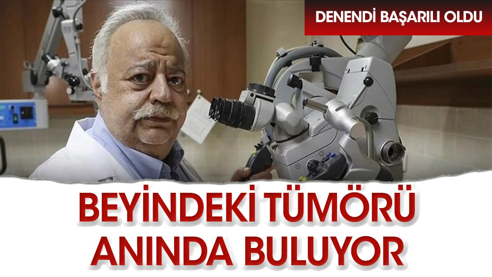 Beyindeki tümörü anında buluyor