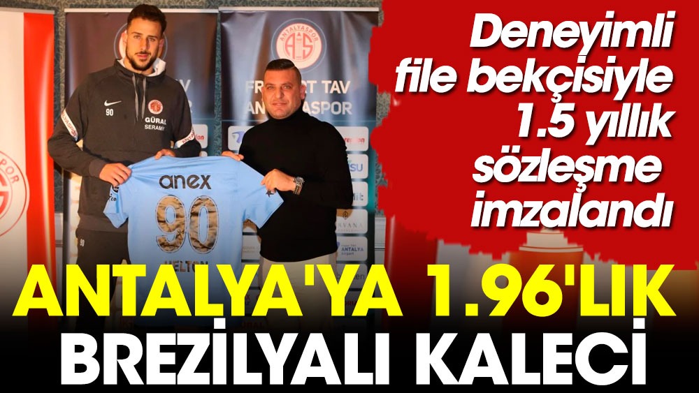 Antalyaspor'a 1.96'lık kaleci