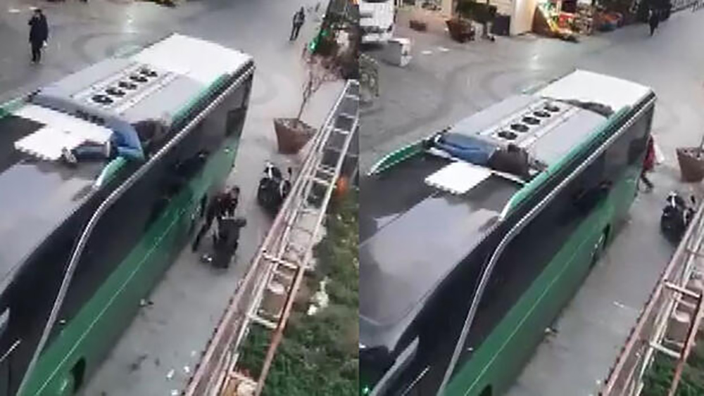 Otobüsün üstünde Yunanistan’a kaçmaya çalışırken yakalandılar