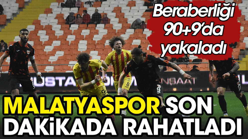 Yılmaz Vural'dan geri dönüş: Yeni Malatyaspor son dakikada nefes aldı