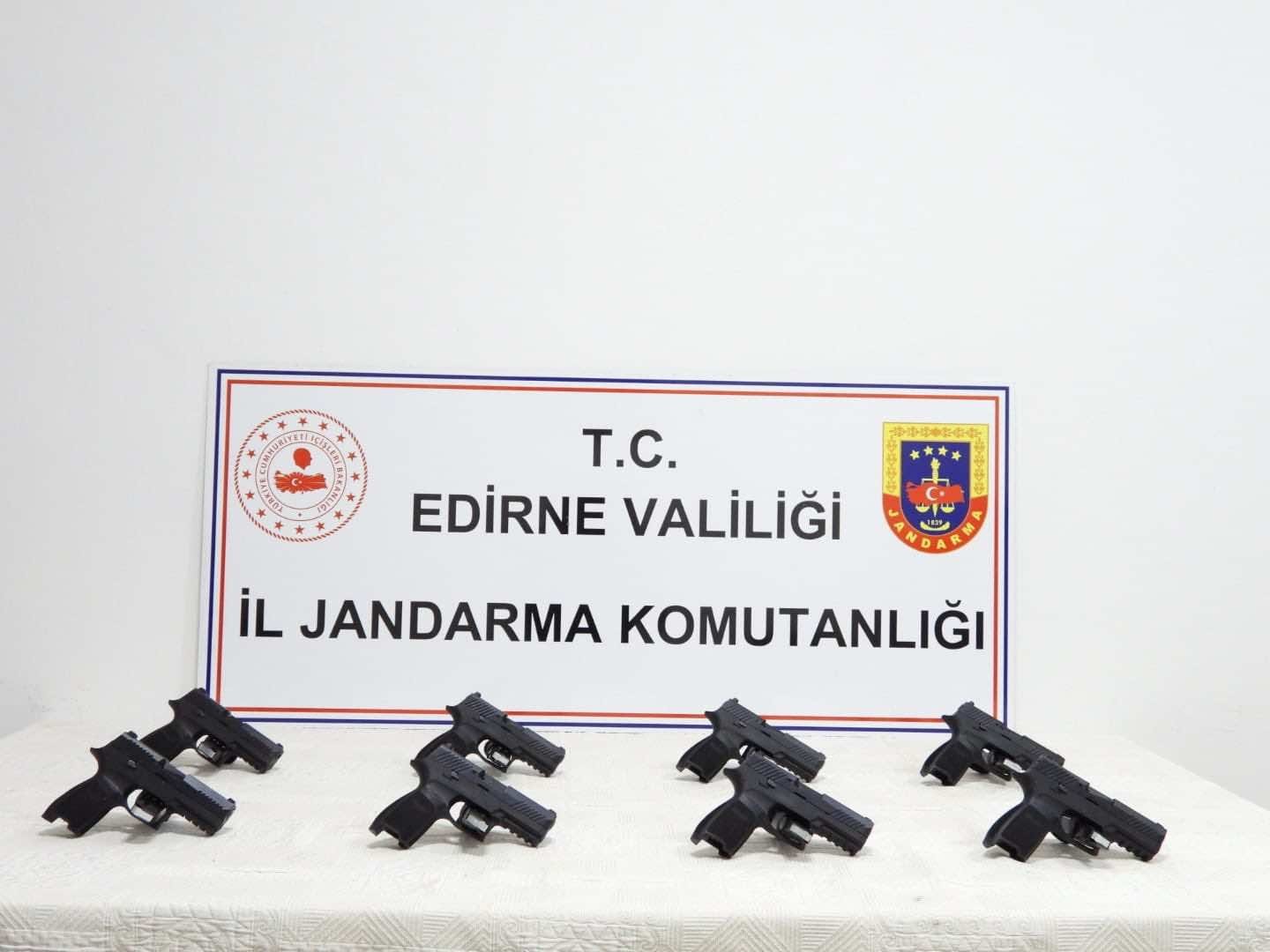 Edirne'de kaçak silah operasyonu: 1 gözaltı