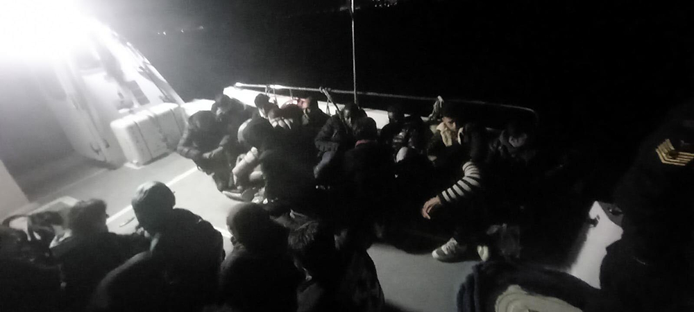 Bodrum'da 40 kaçak göçmen yakalandı
