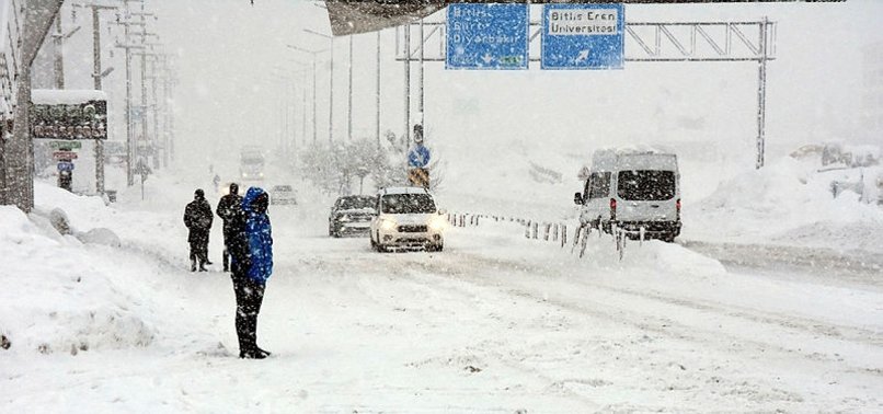 Bitlis'te kar etkili oldu