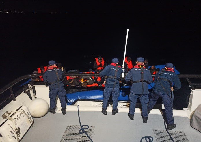 Sahil Güvenlik bir haftada 540 kaçak göçmen yakaladı