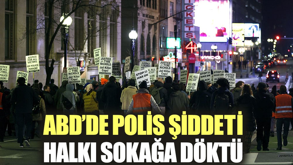 ABD’de polis şiddeti halkı sokağa döktü