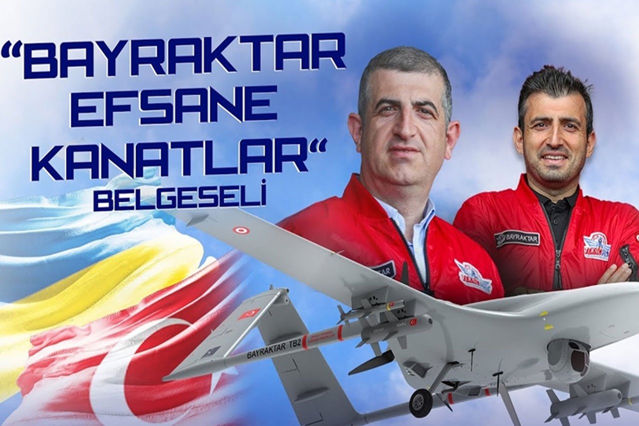 Ukrayna televizyon kanalı "Bayraktar Efsane Kanatlar" belgeseli hazırladı