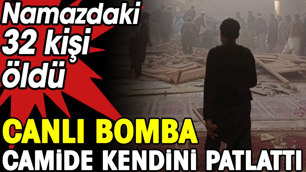 Pakistan'da canlı bomba camide kendini patlattı. Namazdaki 32 kişi öldü