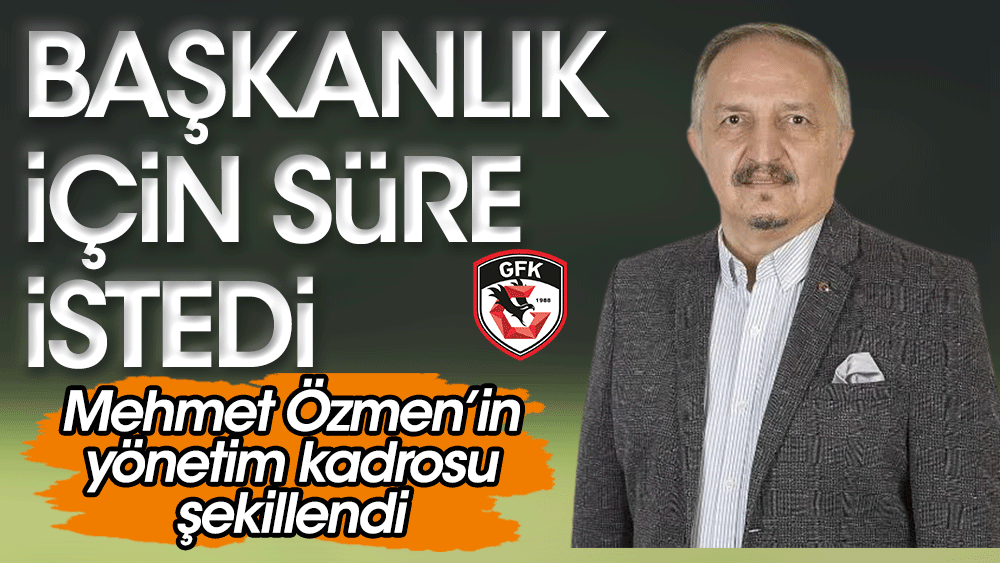 Vali'den özel istek. Gaziantep FK'da başkanlık çalışmaları sürüyor