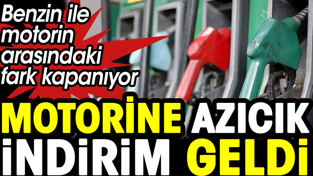 Motorine azıcık indirim geldi