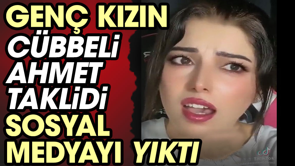 Genç kızın Cübbeli Ahmet taklidi sosyal medyayı yıktı