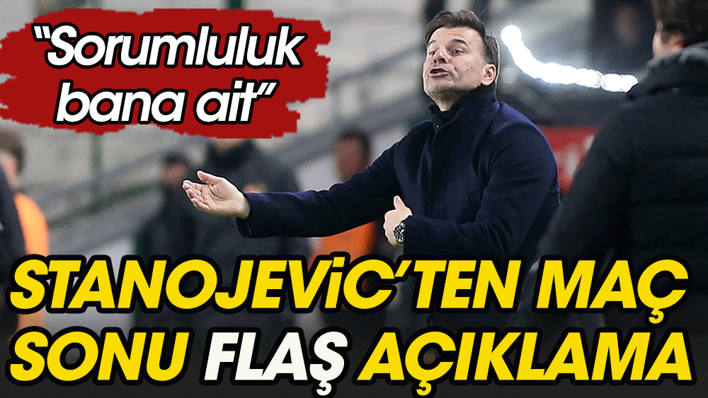 Transfer çağrısı yaptı. Aleksander Stanojevic'ten flaş açıklama