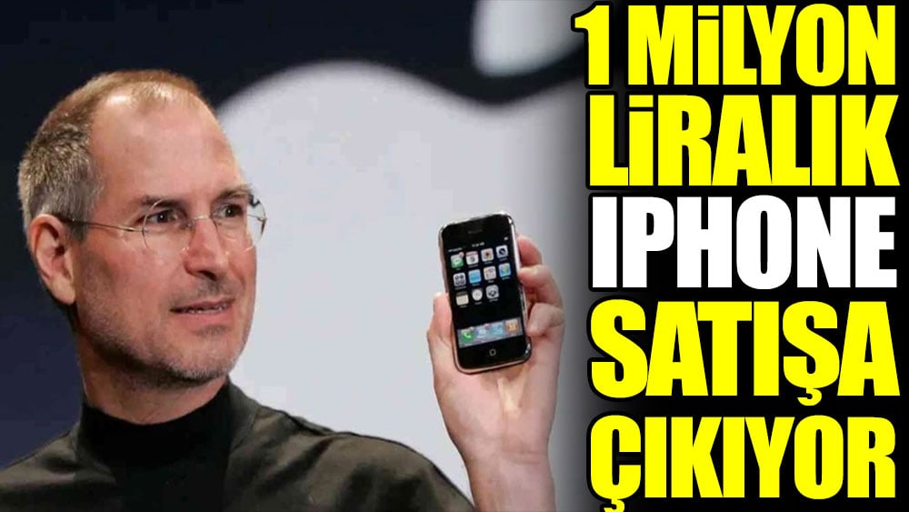 1 milyon liralık iPhone satışa çıkıyor