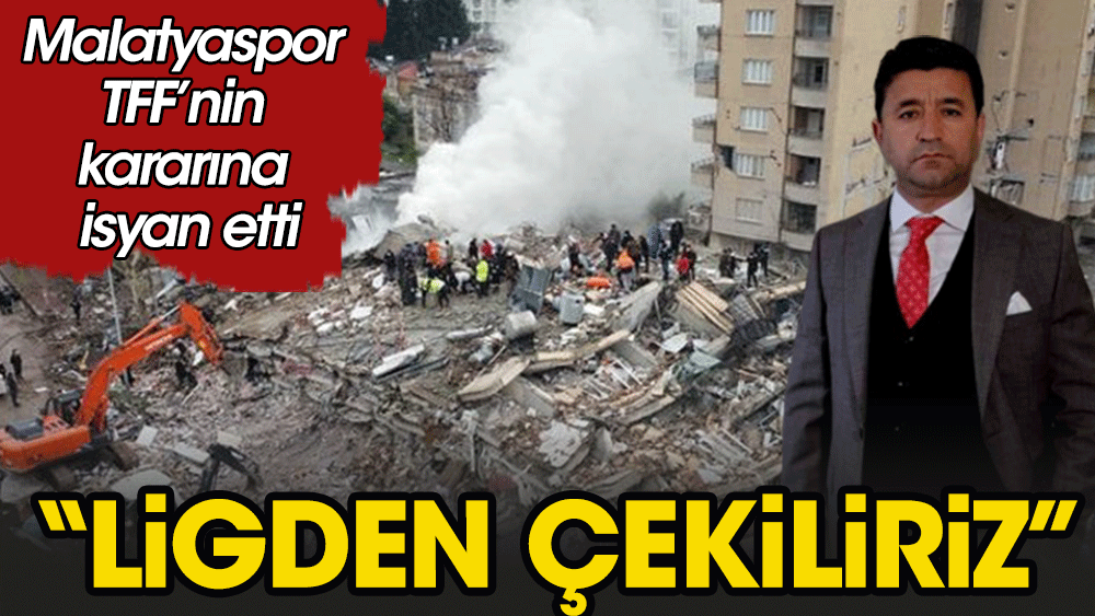 Malatyaspor TFF'nin kararına isyan etti: Ligden çekiliriz
