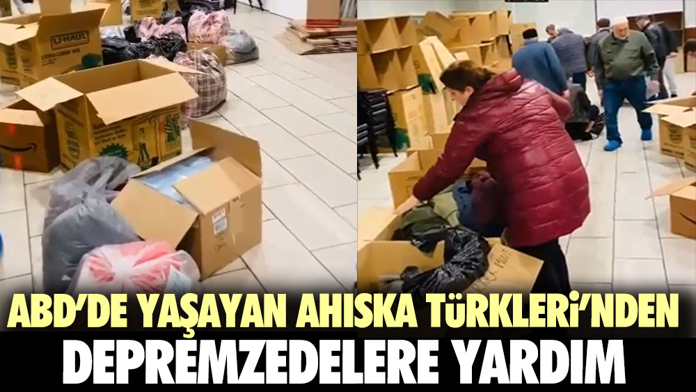 Amerika’da yaşayan Ahıska Türkleri deprem yardımı için seferber oldu