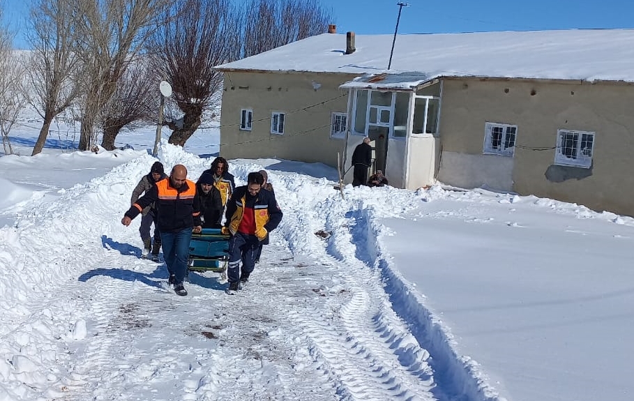 Karla mücadele ekipleri diyabet hastası için seferber oldu