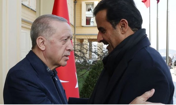 Erdoğan, Katar Emiri Al Sani'yi kabul etti