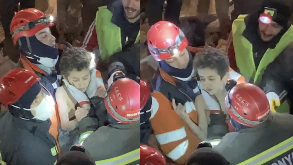 Hatay’da enkaz altındaki 7 yaşındaki Mustafa 163 saat sonra kurtarıldı