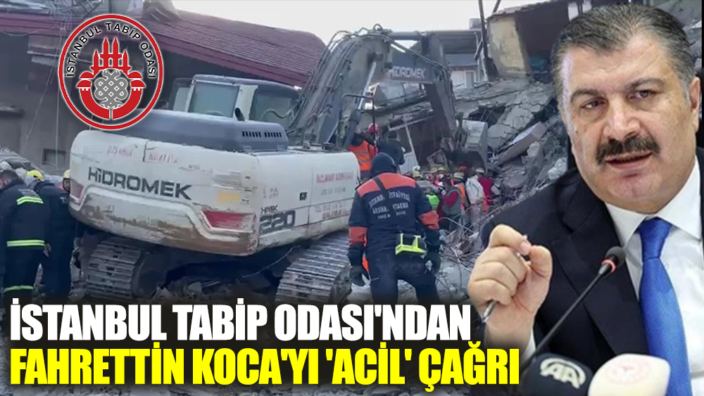 İstanbul Tabip Odası'ndan Fahrettin Koca'yı 'acil' çağrı