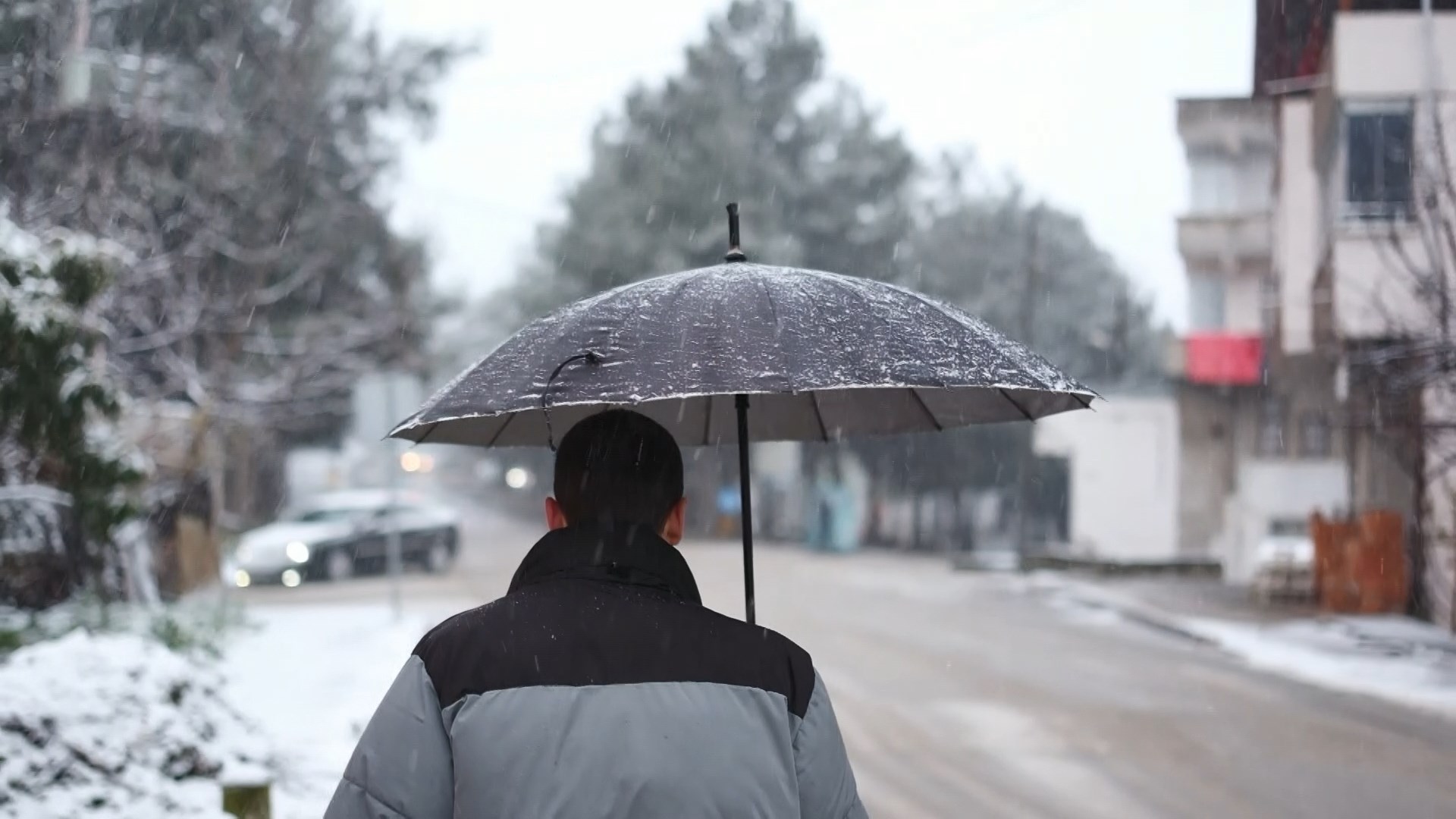 Samsun'da kar yağışı etkili oldu