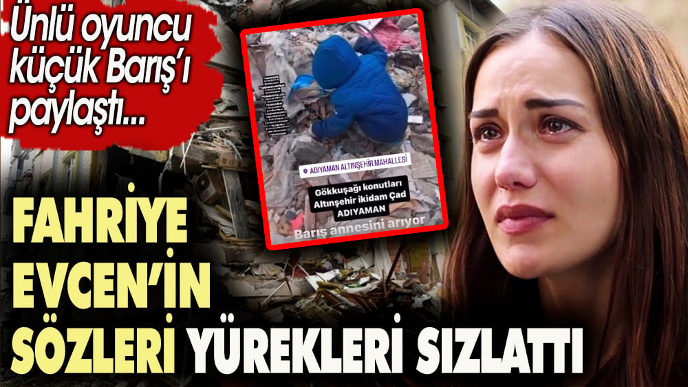 Fahriye Evcen'in sözleri yürekleri sızlattı