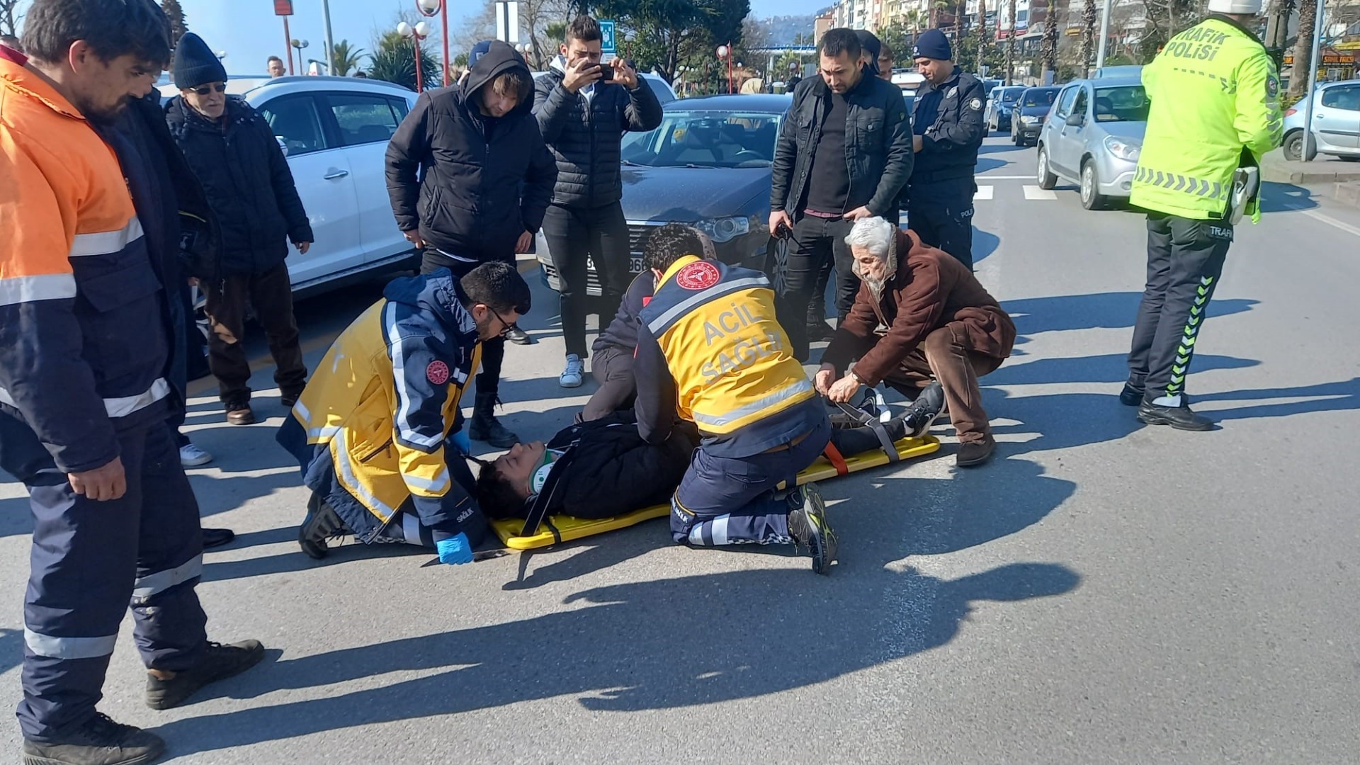 Zonguldak'ta otomobil ile motosiklet çarpıştı: 1 yaralı